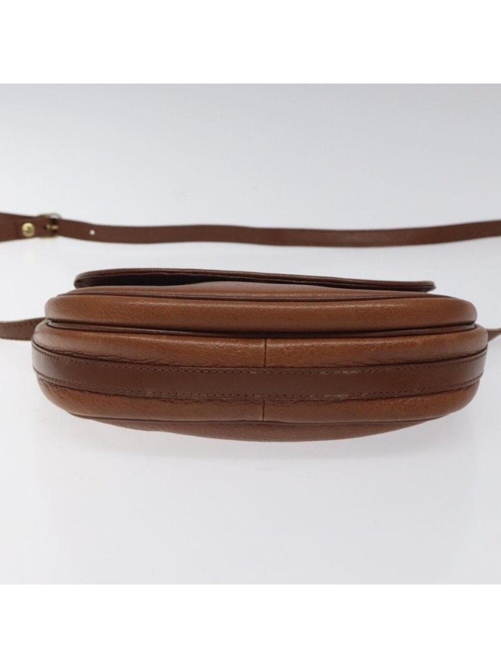 Authentic Burberrys Shoulder Bag Leather Brown - Picture 12 of 16